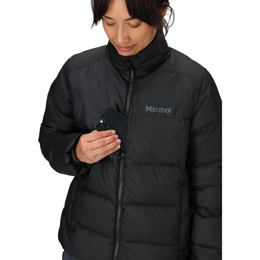 Marmot Guides Down Jacket Women's Sz Medium (M) 700 Fill Black Insulated Puffer - Picture 3 of 6